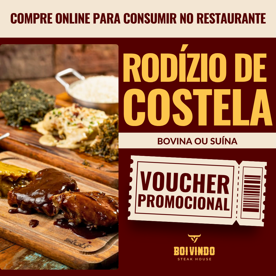 Rodízio Costela  + Acompanhamentos