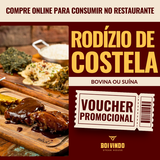 Rodízio Costela  + Acompanhamentos