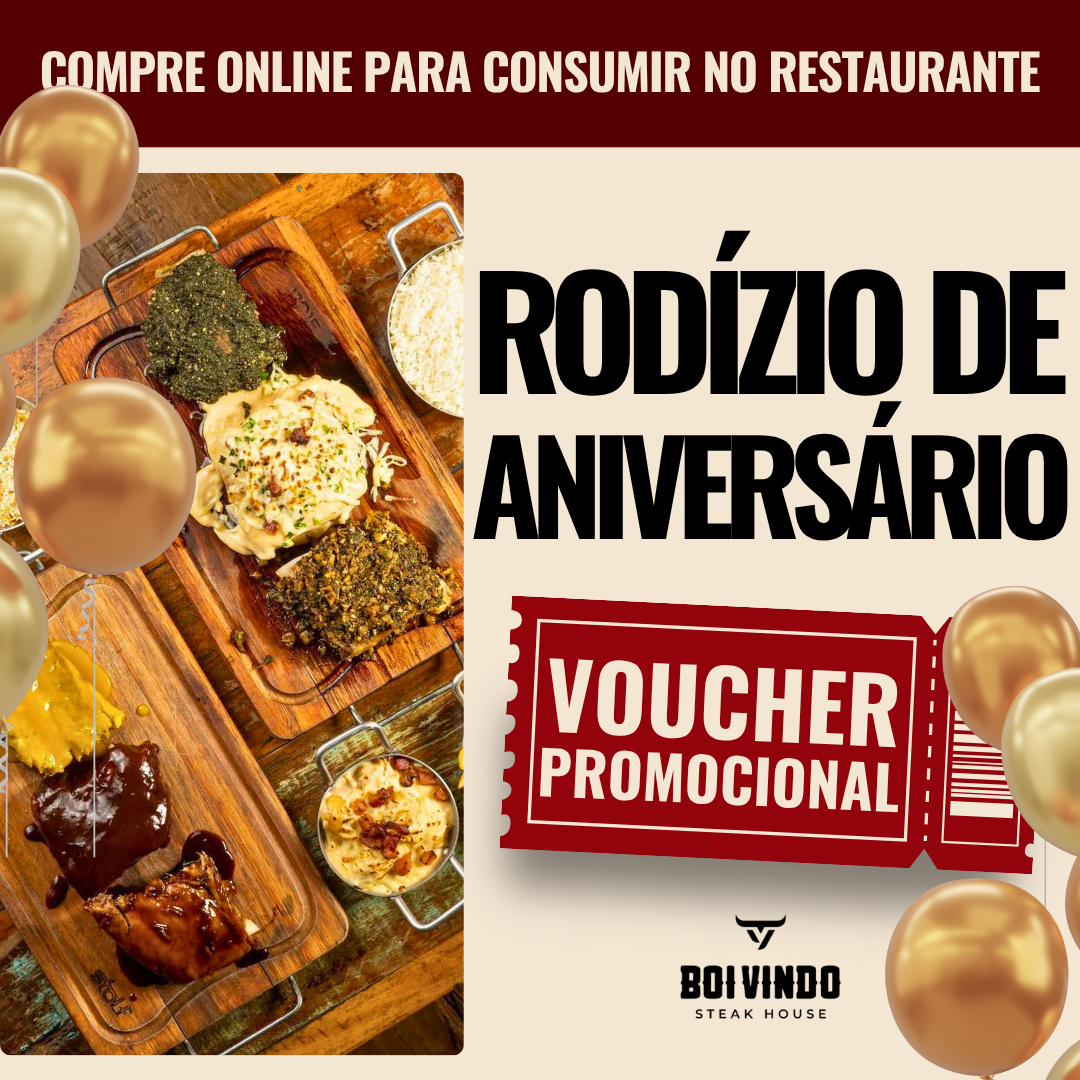 Rodízio Aniversário – Costela para Aniversariantes e Convidados